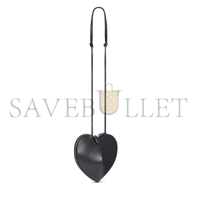 A1a1a LE COEUR HEART SHAPED BAG BLACK (21*19*2cm)